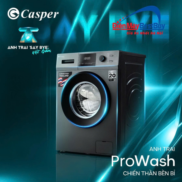 Máy giặt Casper WF-D105VGR1 ProWash 10.5 kg lồng ngang