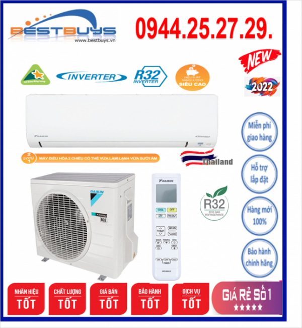 Điều hòa Daikin FTXV71QVMV 24000 BTU 2 chiều Inverter