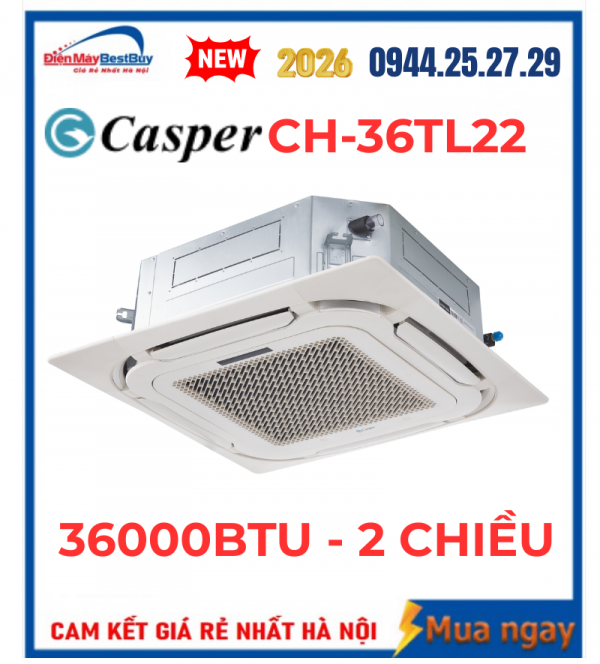 Điều hòa âm trần Casper CH-36TL22 2 chiều 36000BTU