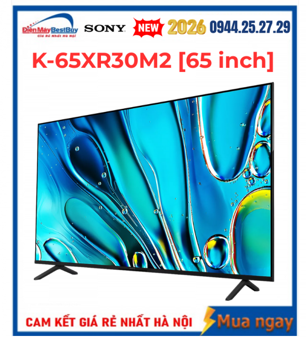 Google Tivi Sony BRAVIA 3 AI 4K 65 inch [K-65XR30M2] Mới 2026
