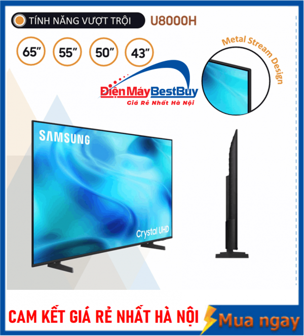 Smart Tivi Samsung UHD 4K 43 inch UA43U8000H Mới 2026