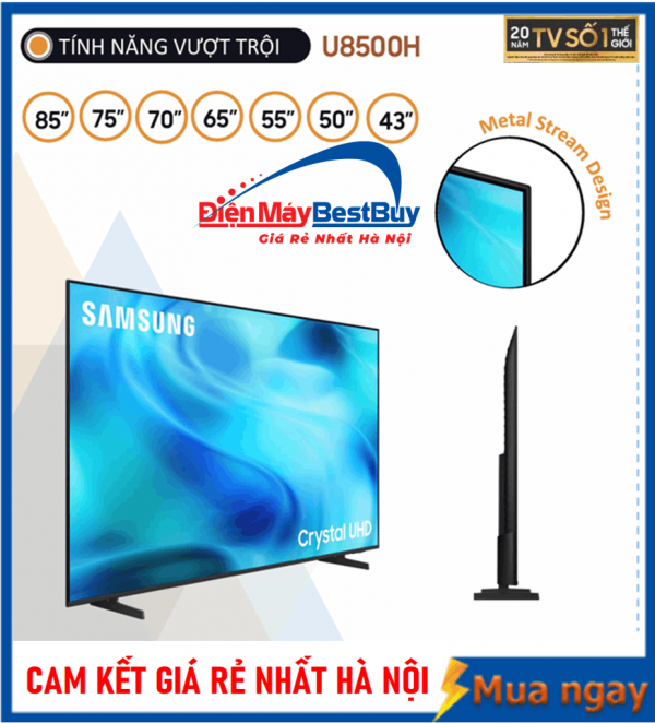 Smart Tivi Samsung UHD 4K 43 inch UA43U8500H Mới 2026