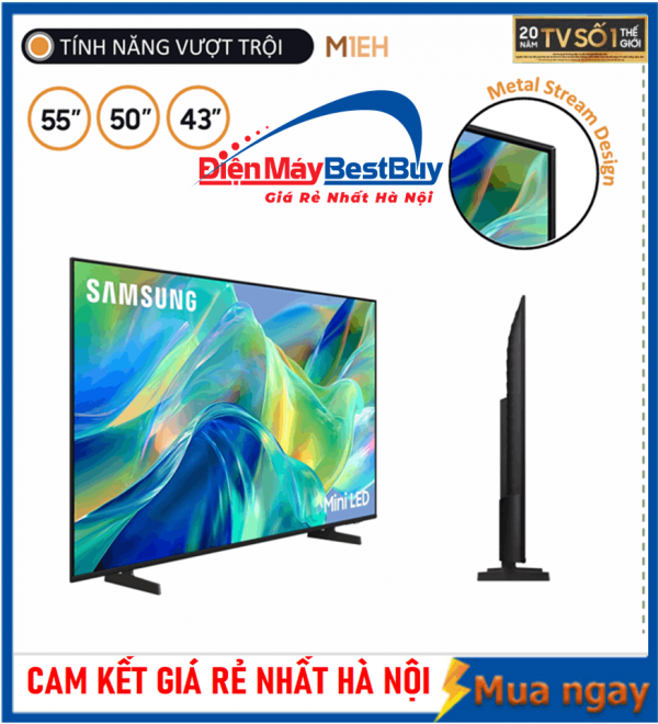 Smart Tivi Samsung MiniLED 4K 50 inch UA50M1EH Mới 2026