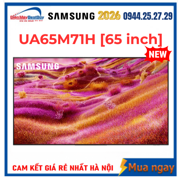 Smart Tivi Samsung MiniLED 4K 65 inch UA65M71H Mới 2026