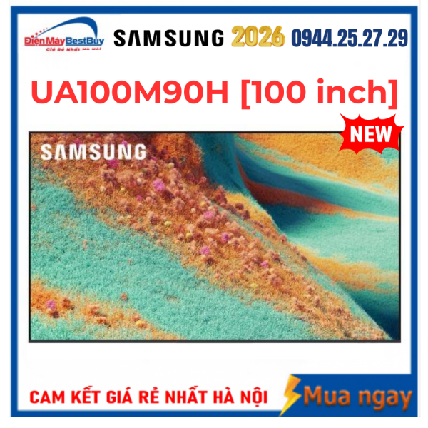 Smart Tivi Samsung MiniLED 4K 100 inch UA100M90H Mới 2026
