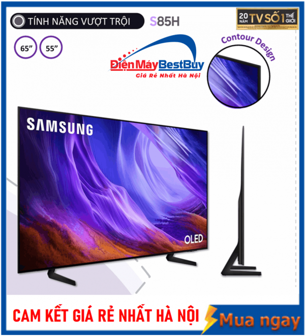 Smart Tivi Samsung OLED 4K 55 inch QA55S85H Mới 2026