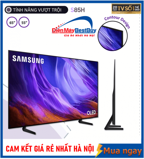 Smart Tivi Samsung OLED 4K 65 inch QA65S85H Mới 2026