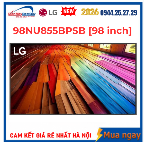 Smart Tivi LG AI 4K 98 inch 98NU855BPSB Mới 2026