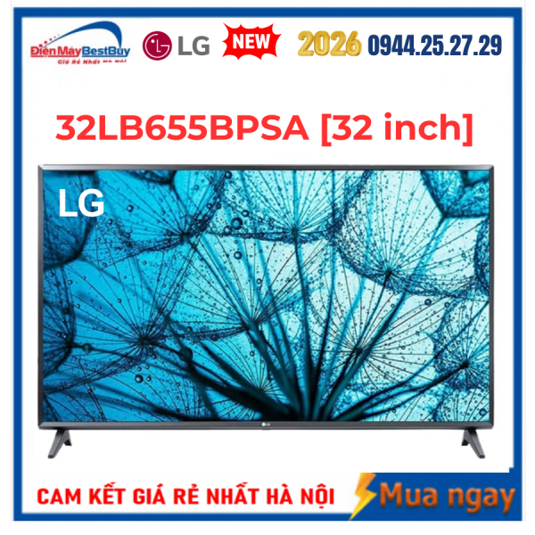 Smart Tivi LG 32 inch 32LB655BPSA Mới 2026