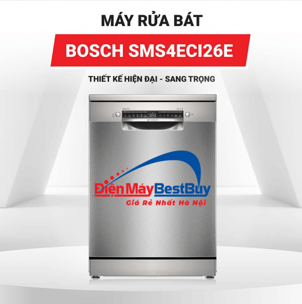 Máy Rửa Bát Độc Lập BOSCH SMS4ECI26E 13 Bộ