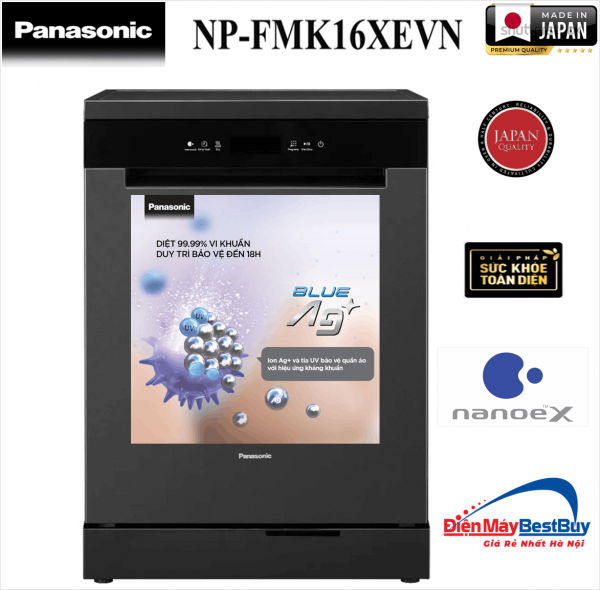 Máy rửa bát Panasonic NP-FMK16XEVN 15 bộ Bán chạy nhất 2026