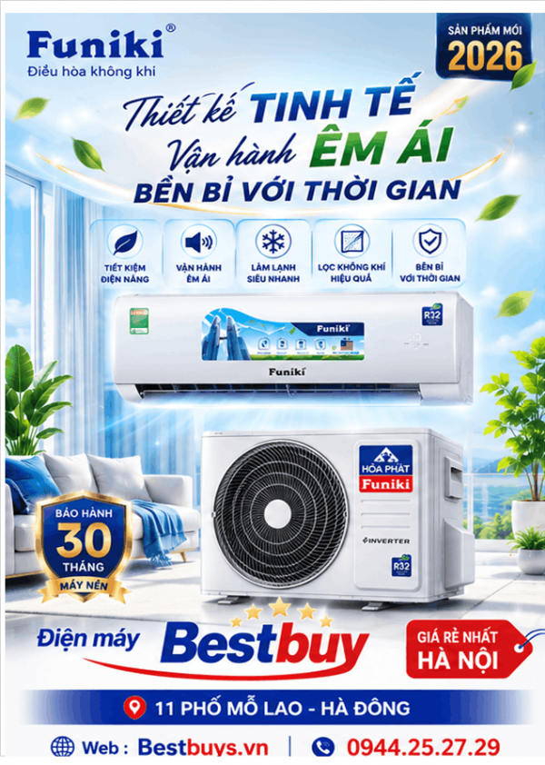 Điều hòa Funiki 24000 BTU 1 chiều HSC24TMM