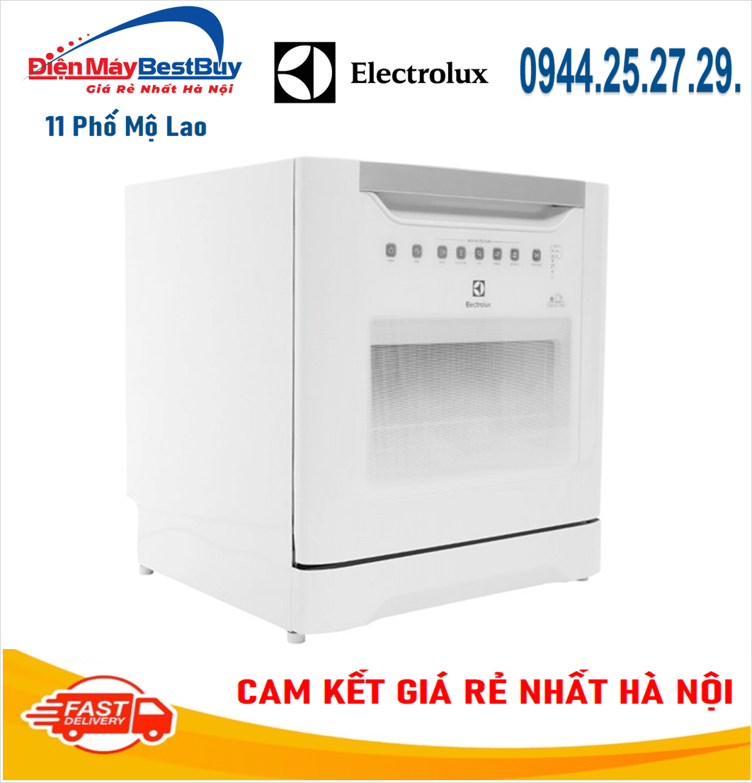 MÁY RỬA CHÉN MINI ELECTROLUX ESF6010BW 1480W 55CM MỚI 2018