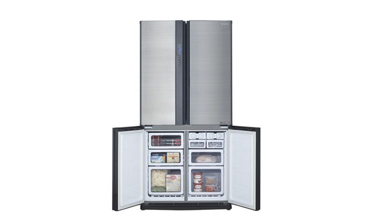 Tủ lạnh 4 cánh Sharp SJ-FX631V-SL 626 Lít, J-Tech Inverter  Mới 2021