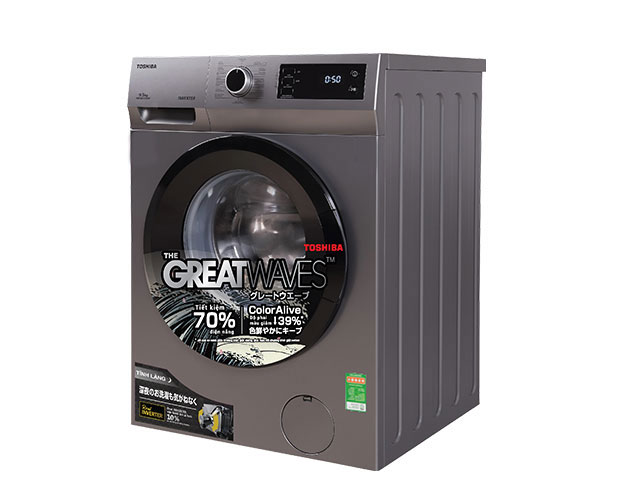 Máy giặt lồng ngang Toshiba Inverter 8.5Kg TW-BK95M4V(SK) Mới 2021