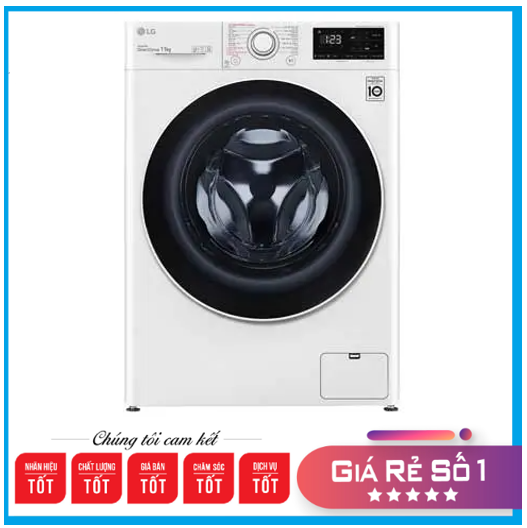 Máy giặt lồng ngang thông minh LG AI DD 11kg FV1411S5W Mới 2021
