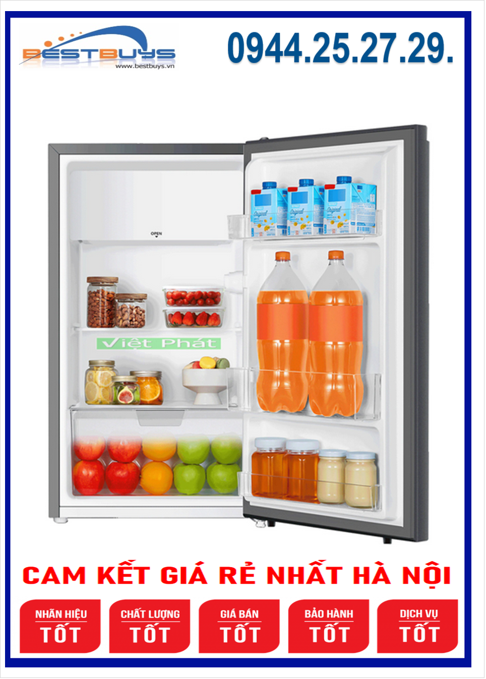 Tủ lạnh Electrolux 94 Lít EUM0930BD-VN Mới 2022