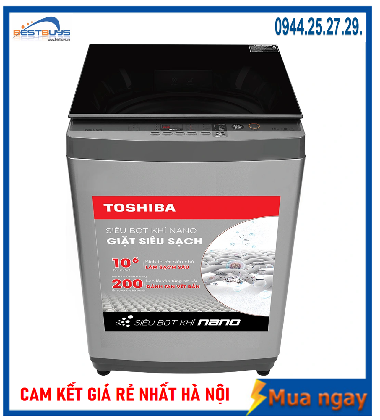 Máy giặt Toshiba Inverter 12 kg AW-DUK1300KV(SG)