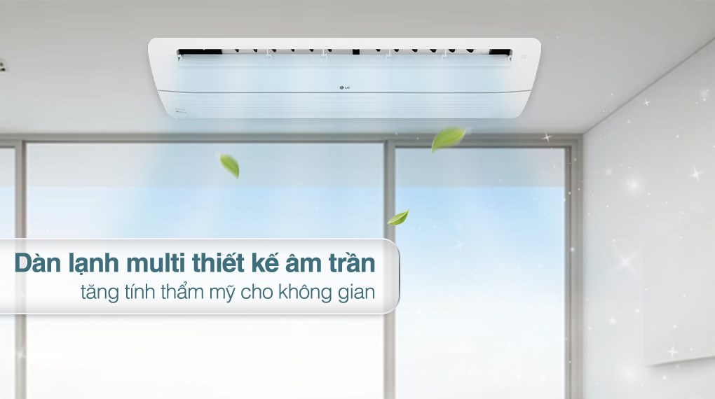 Dàn lạnh cassette 1 cửa  Multi LG Inverter  12000BTU HAI CHIỀU  AMNW12GTUA0 + PT-UAHW0