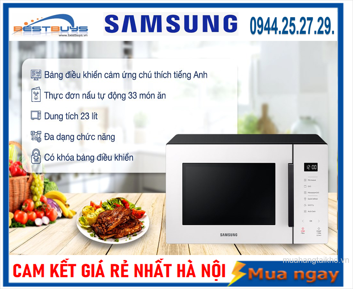Lò vi sóng tráng men dòng nướng 23L (MG23T5018CE)