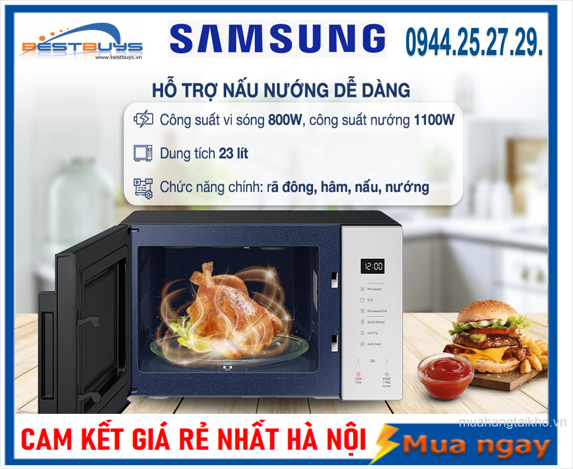 Lò vi sóng tráng men dòng nướng 23L (MG23T5018CE)