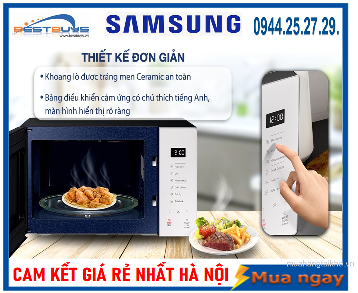 Lò vi sóng tráng men dòng nướng 23L (MG23T5018CE)