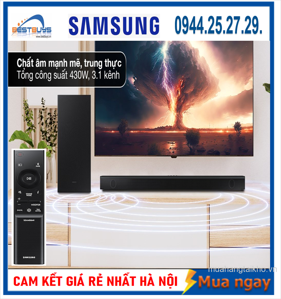 Loa thanh Samsung Soundbar HW-B650 - 430W