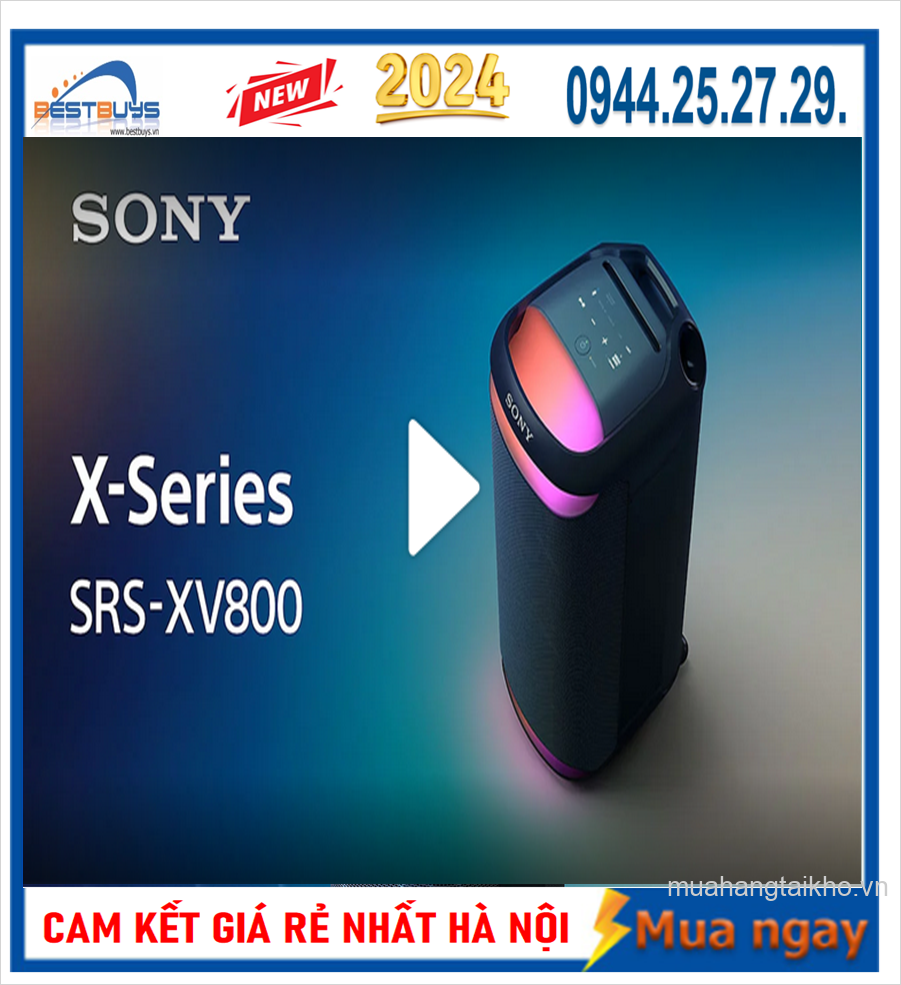 Nơi Bán Loa Di Động Sony SRS-XV800/BCSP6 chính hãng giá rẻ nhất