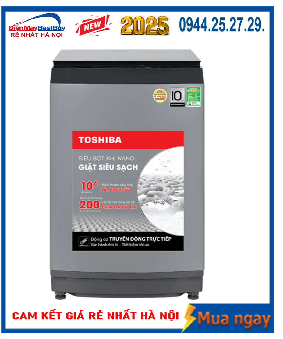 Bán Máy Giặt Toshiba 15kg AW-DUM1600LV(SG) Giá Rẻ Nhất