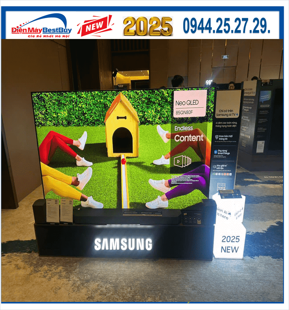 Tivi Samsung Neo QLED 4K 85 inch QA85QN80F [2025]