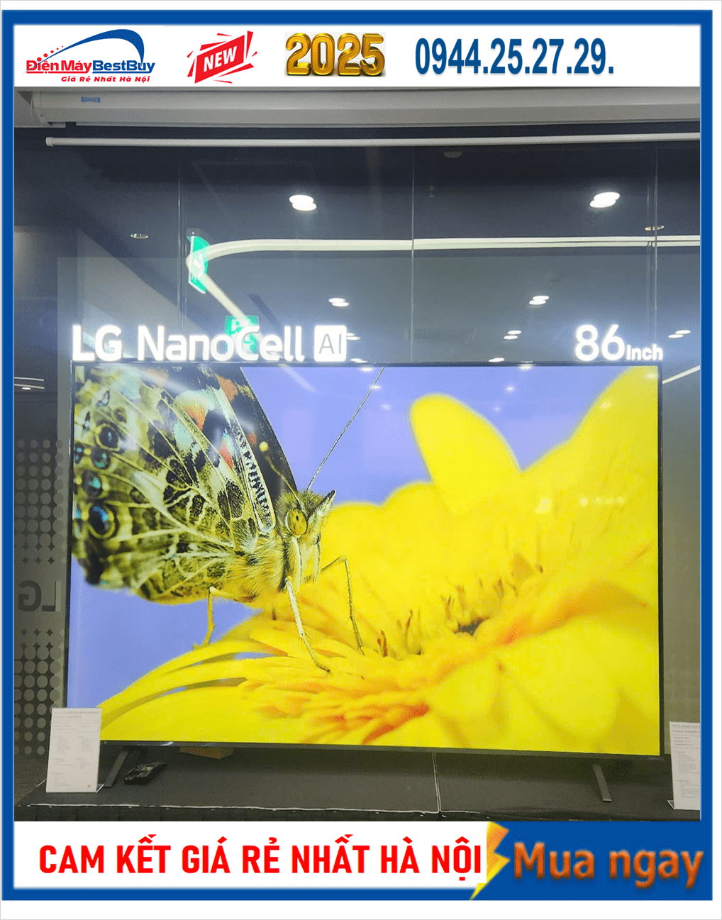 Smart Tivi NanoCell LG 4K 50 inch 50NANO80ASA ThinQ AI [2025]