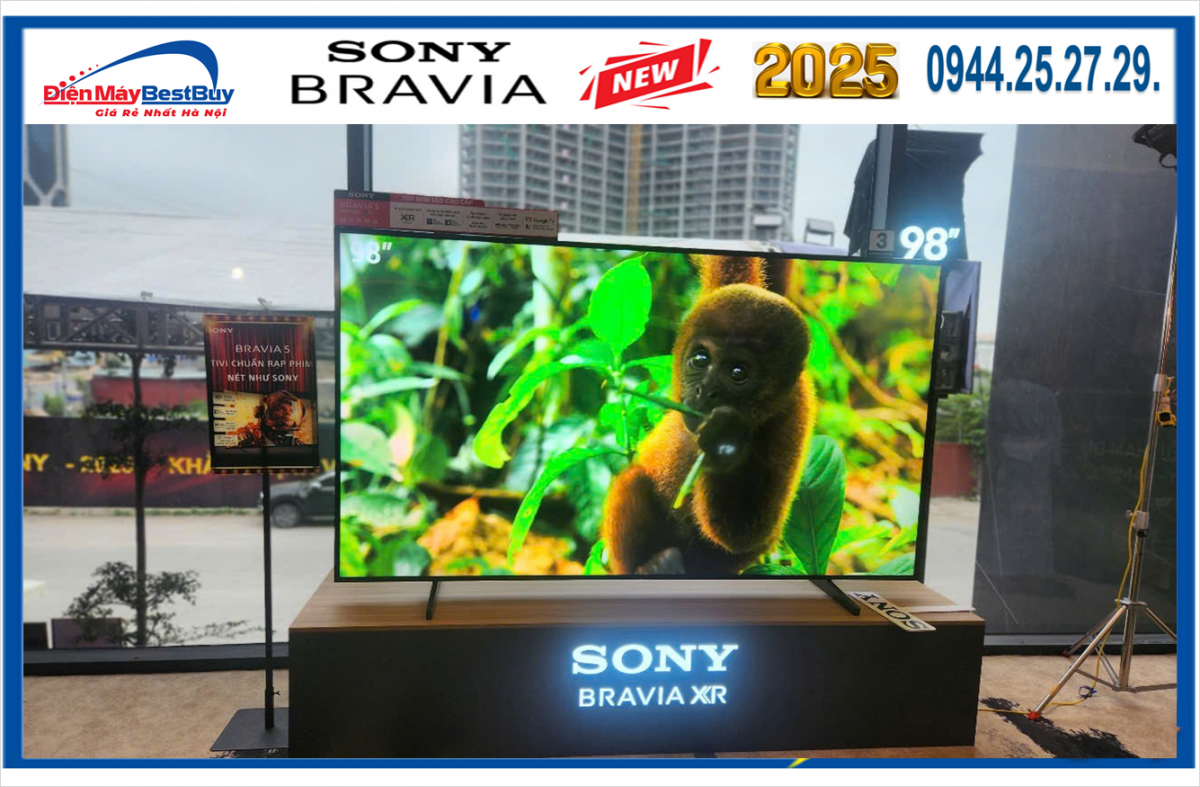 Nơi Bán Tivi Mini LED Sony 4K 98 inch Bravia 5 K-98XR50 Giá rẻ nhất