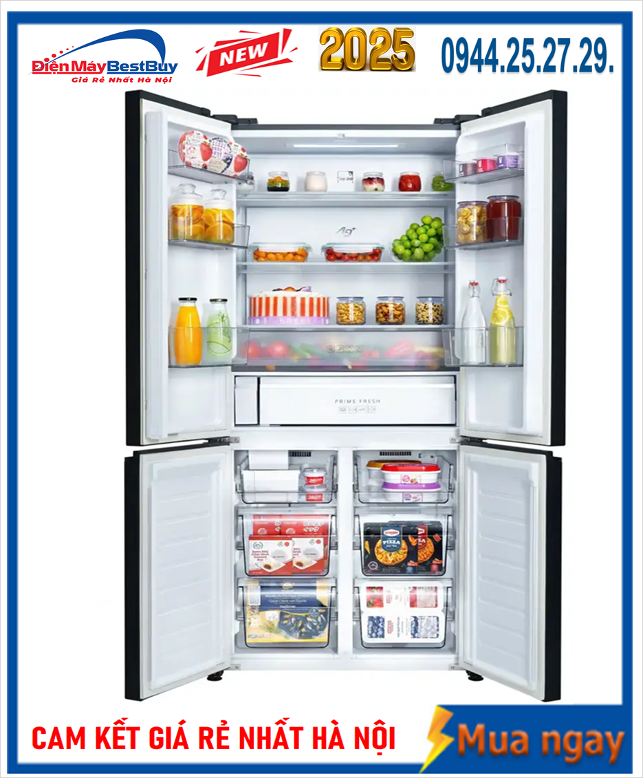 Tủ lạnh Panasonic Inverter 510 lít Multi Door NR-X561GB-VN làm đá tự động