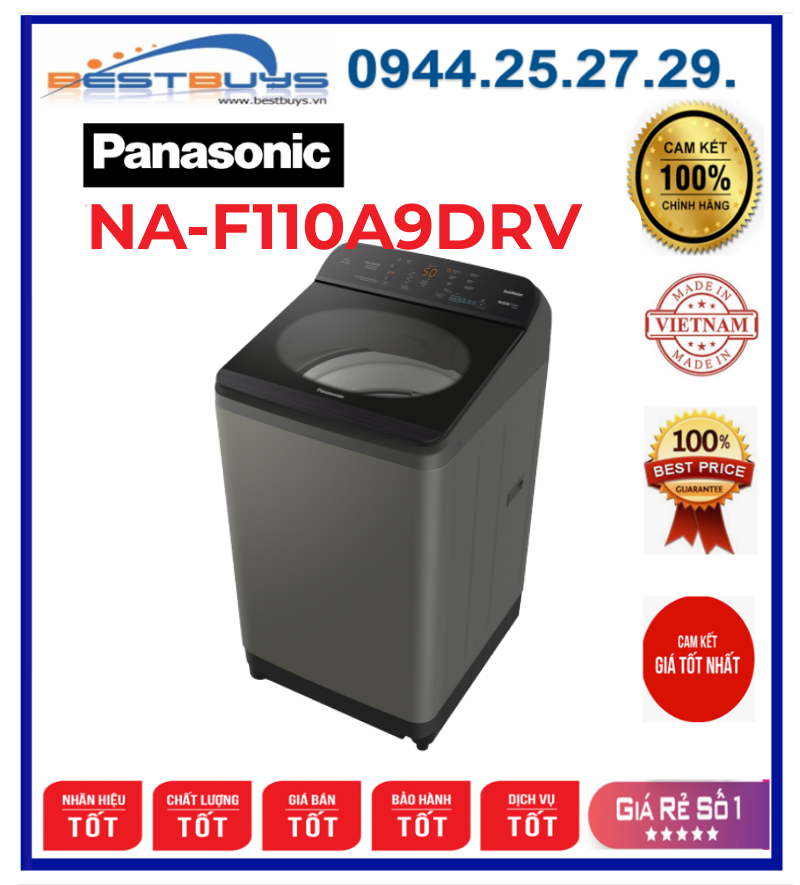 Máy giặt Panasonic NA-F110A9DRV lồng đứng 11kg