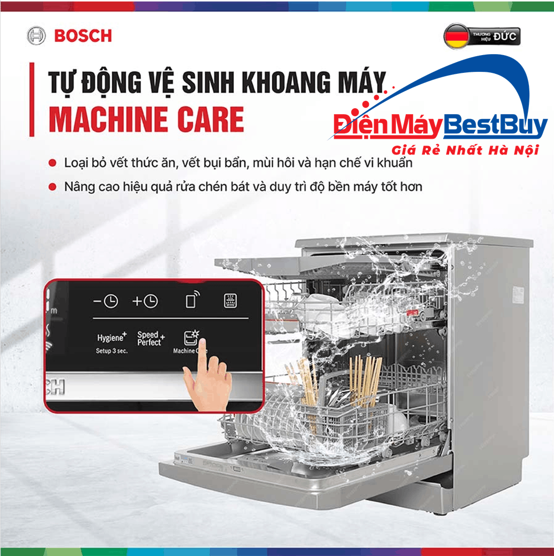 Máy Rửa Bát 14 Bộ Bosch SMS6ZCI01P Seri 6