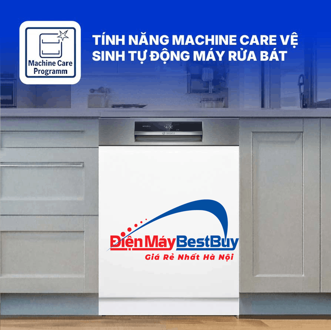 Máy Rửa Bát Âm Tủ BOSCH SMI8ZDS81T Serie 8