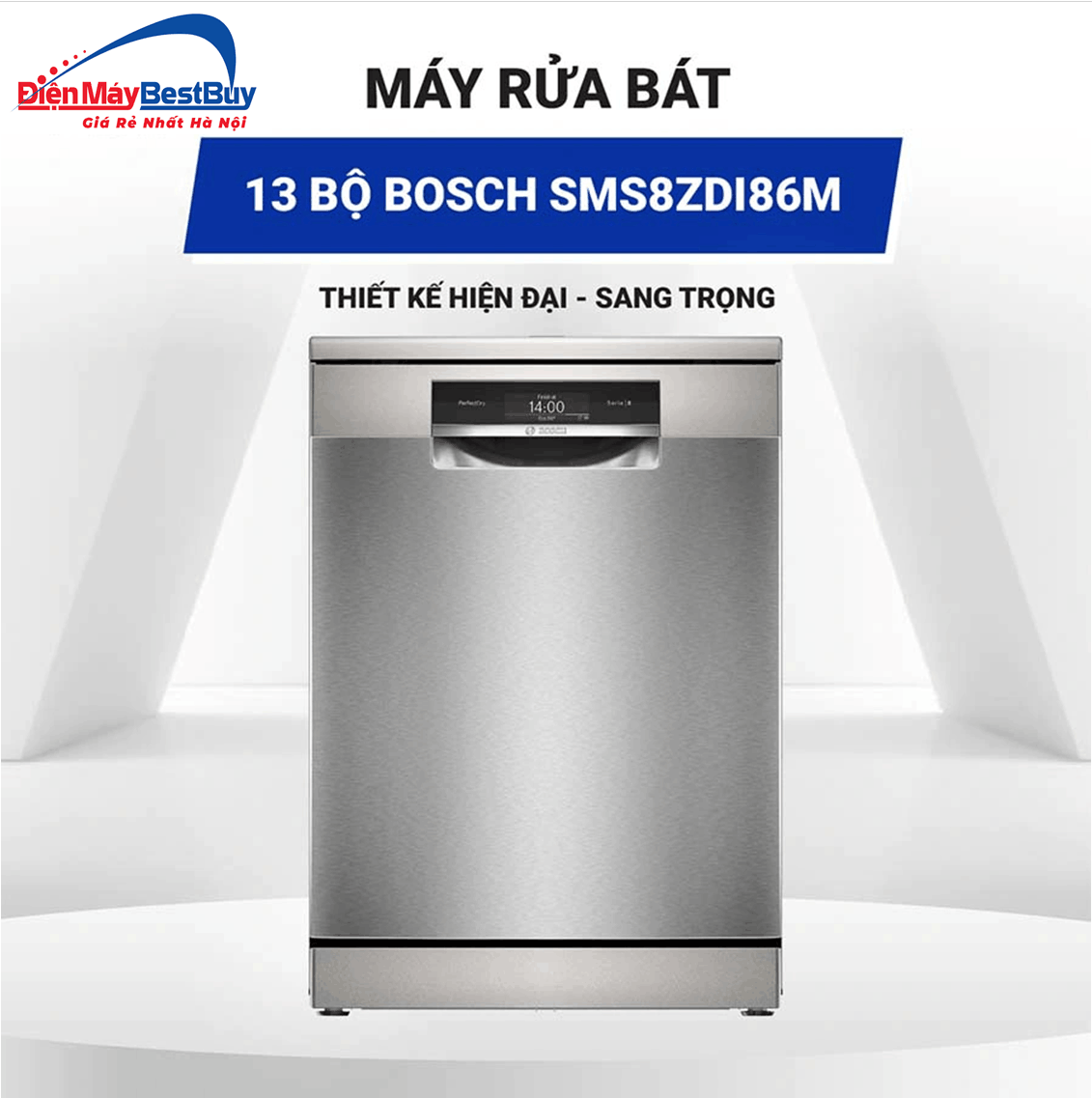 Máy Rửa Bát Độc Lập BOSCH SMS8ZDI86M Serie 8
