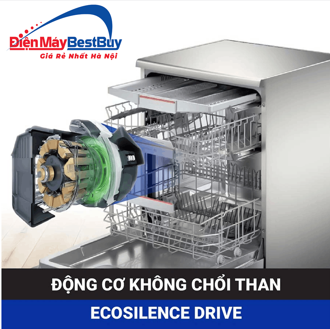 Máy Rửa Bát Độc Lập BOSCH SMS8ZDI86M Serie 8