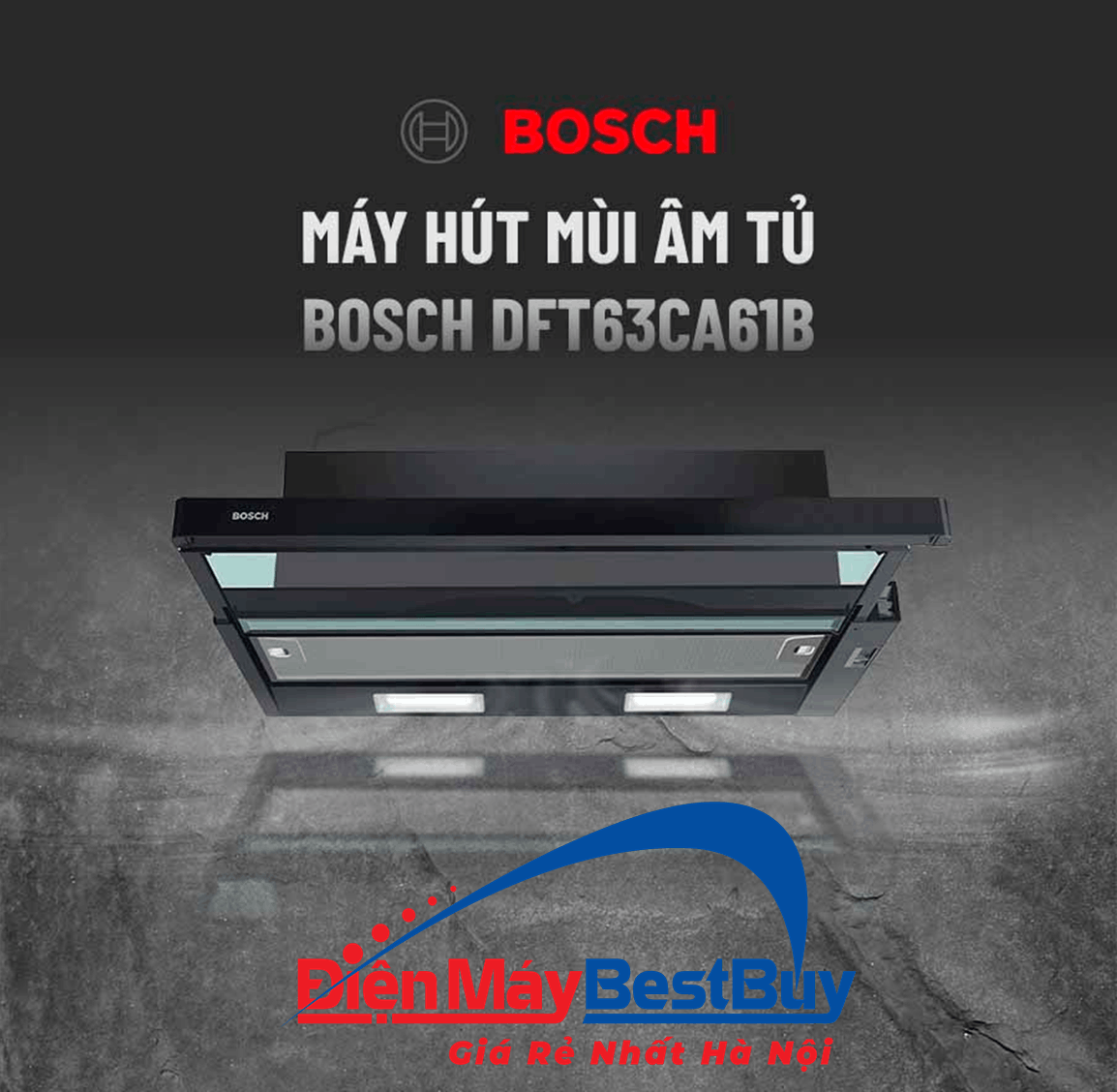 Máy Hút Mùi BOSCH 60cm DFT63CA61B Serie 2