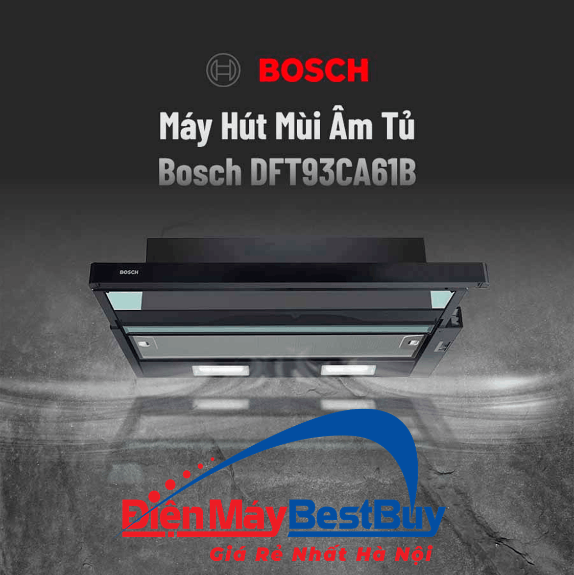 Máy Hút Mùi BOSCH DFT93CA61B Serie 2 